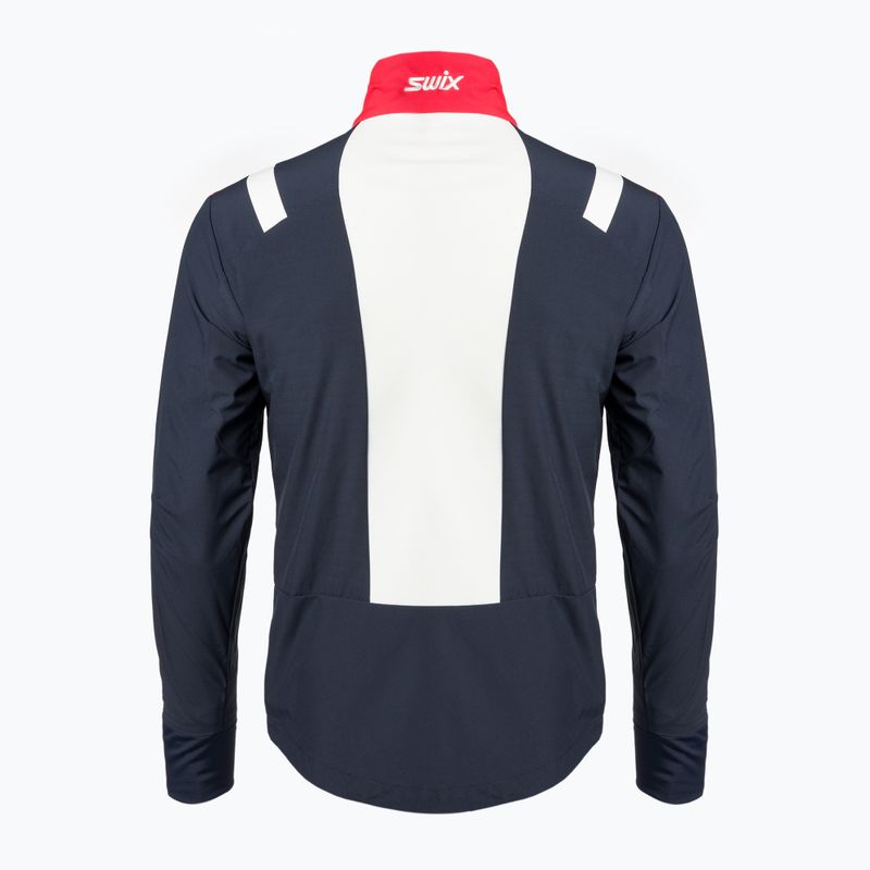 Giacca softshell Swix Infinity da uomo blu scuro/rosso Swix 2