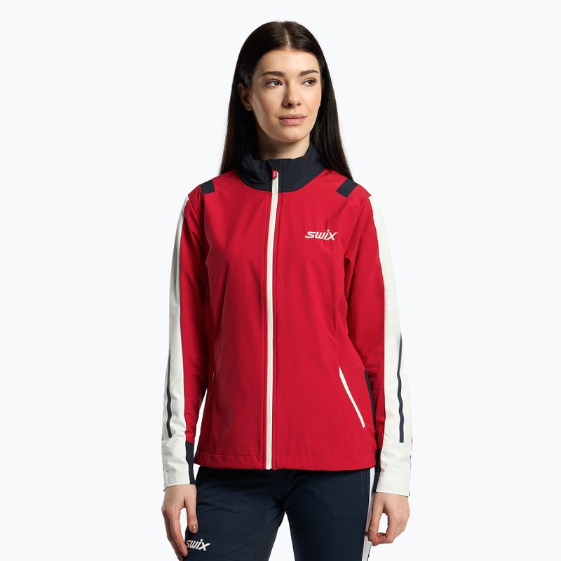 Giacca softshell da donna Swix Infinity swix red