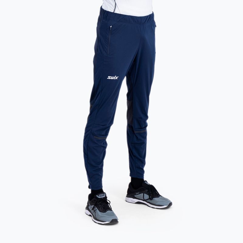 Pantaloni softshell da uomo Swix Dynamic dark navy 4
