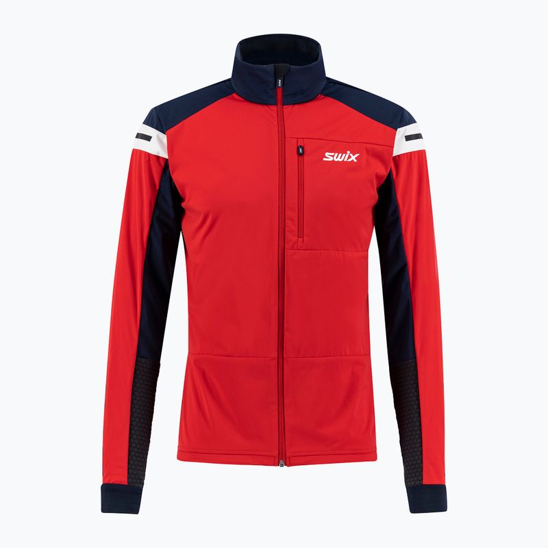 Giacca softshell da uomo Swix Dynamic swix red 5