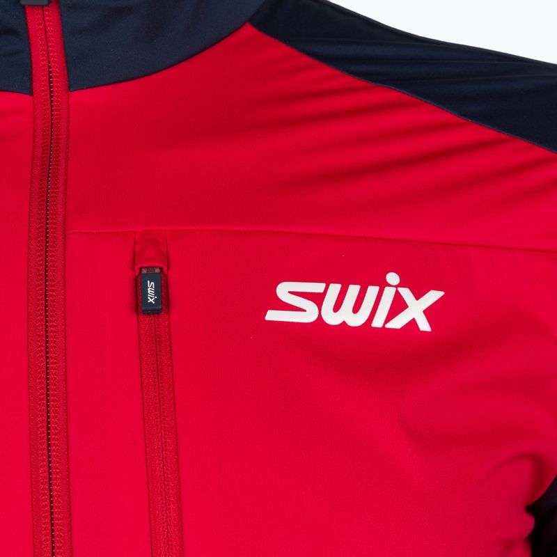 Giacca softshell da uomo Swix Dynamic swix red 3