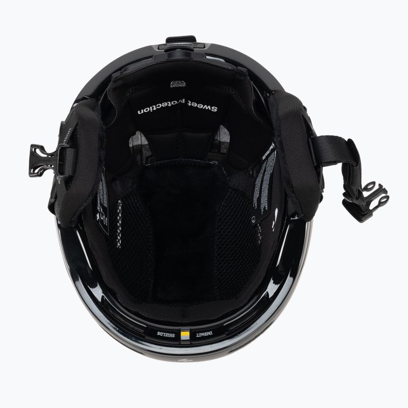 Casco da sci Sweet Protection Looper dirt nero 5
