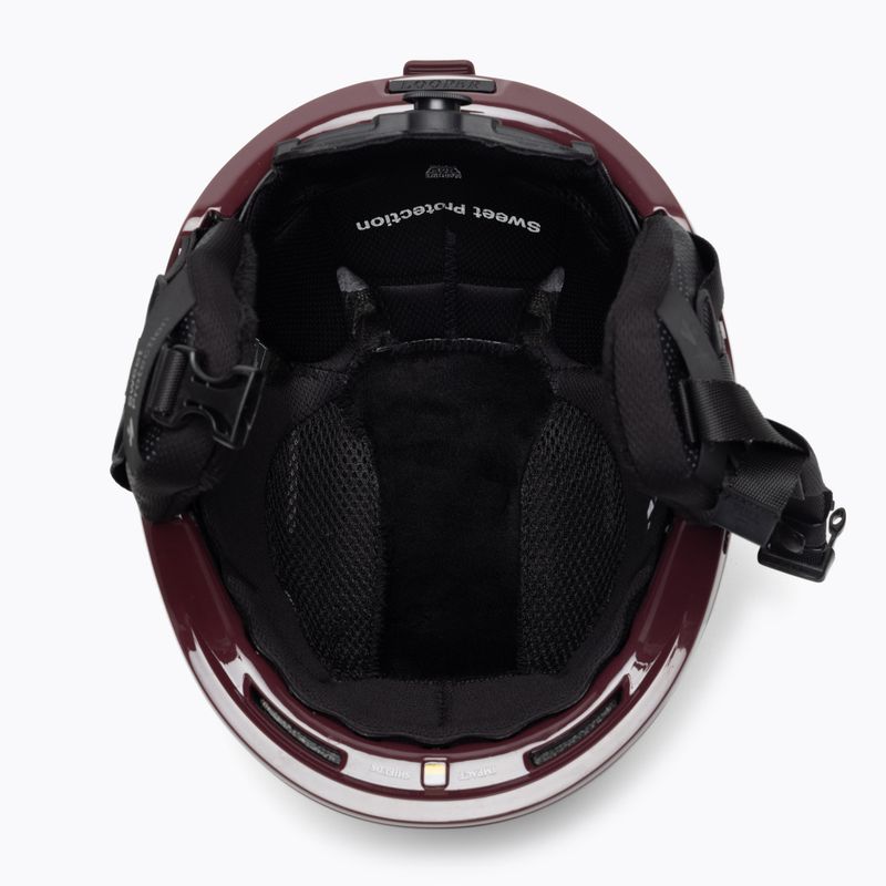 Casco da sci Sweet Protection Looper rosso meeko opaco 5