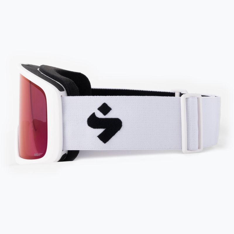 Occhiali da sci Sweet Protection Firewall RIG Reflect bixbite/satin bianco/bianco 4