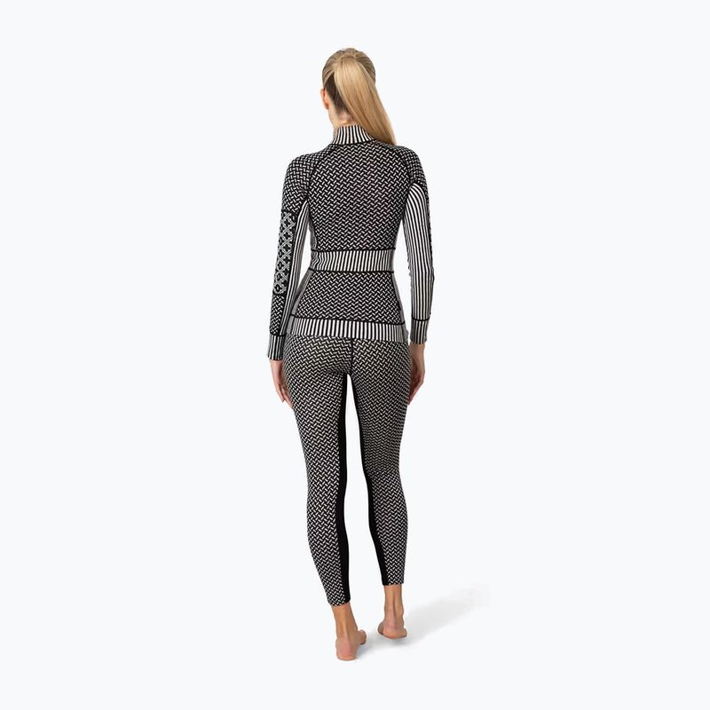 Felpa termica donna KARI TRAA Smekker Half Zip black 4