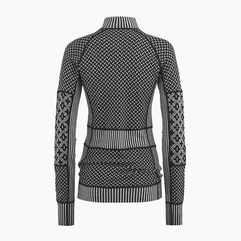 Felpa termica donna KARI TRAA Smekker Half Zip black 6