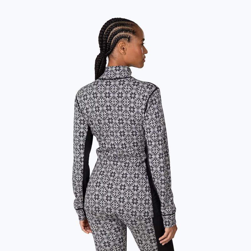 Felpa termica donna KARI TRAA Rose Half Zip black 3