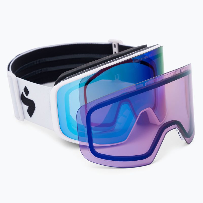 Occhiali da sci Sweet Protection Boondock RIG Reflect BLI acquamarina l ametista/bianco satinato/bianco