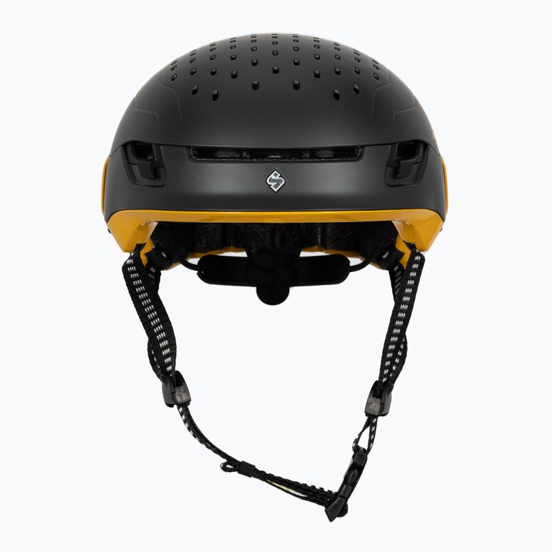 Casco da sci Sweet Protection Ascender grigio ardesia metallizzato/arancione cerbottana 2