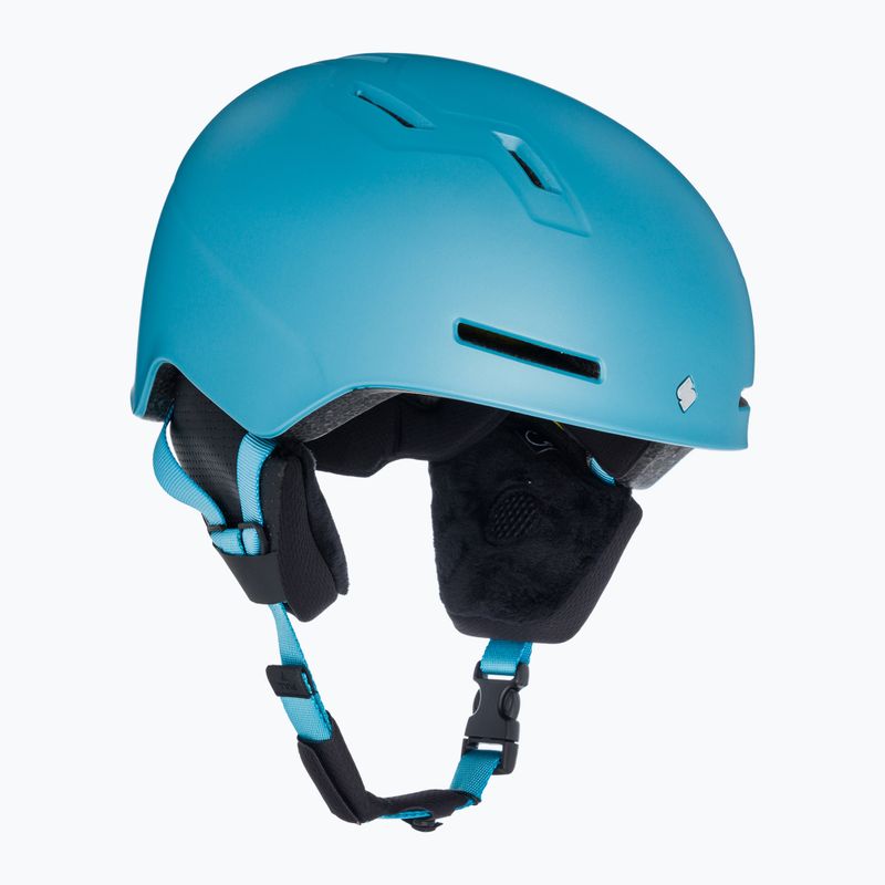 Casco da sci per bambini Sweet Protection Winder MIPS Jr blu ghiacciaio metallizzato