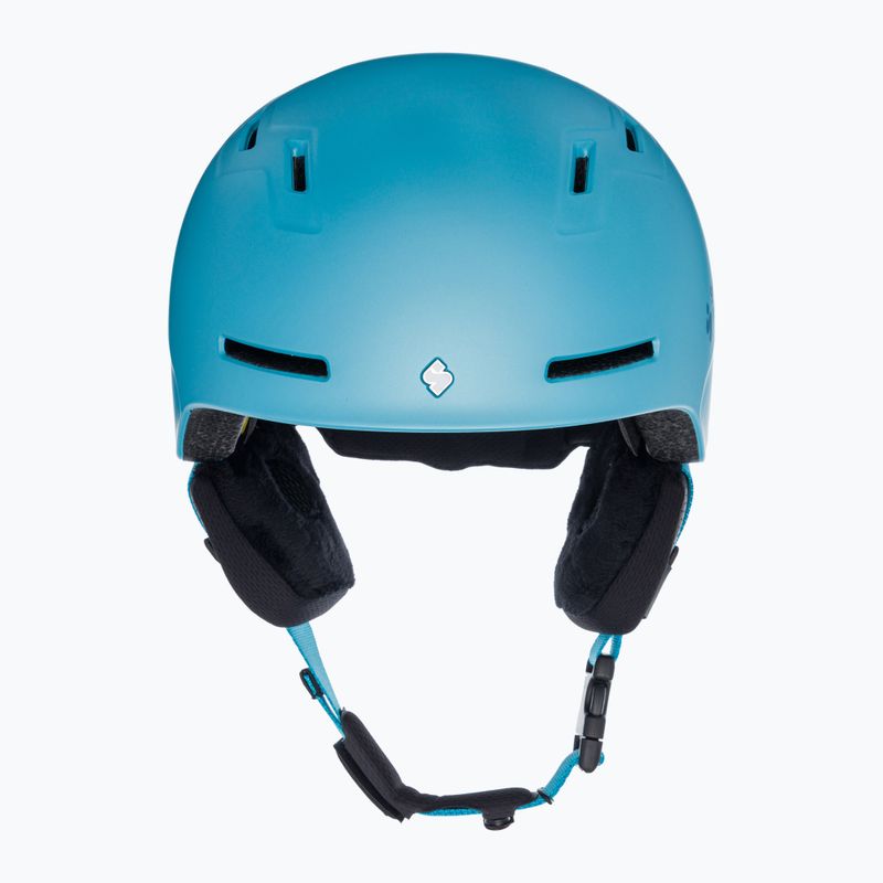 Casco da sci per bambini Sweet Protection Winder MIPS Jr blu ghiacciaio metallizzato 2