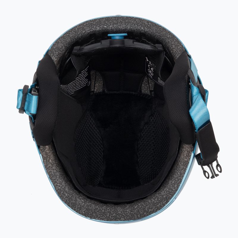 Casco da sci per bambini Sweet Protection Blaster II blu ghiacciaio metallizzato 5
