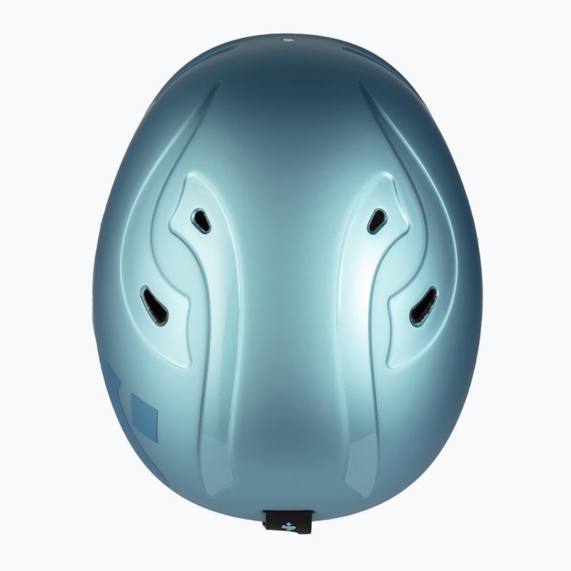 Casco da sci per bambini Sweet Protection Blaster II blu ghiacciaio metallizzato 14