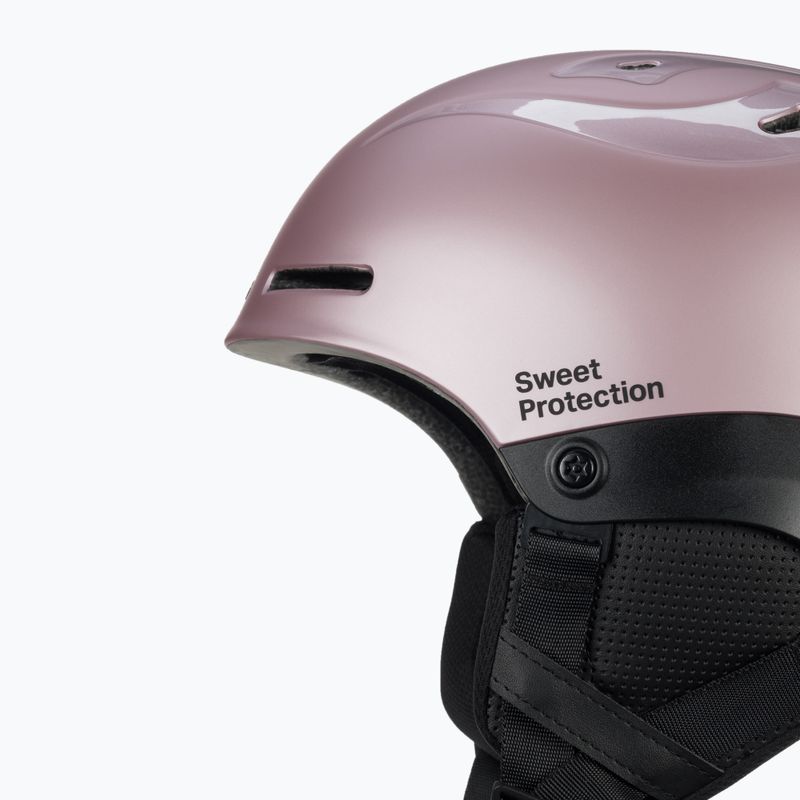 Casco da sci per bambini Sweet Protection Blaster II oro rosa metallizzato 6