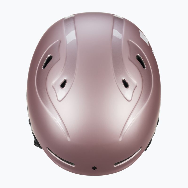Casco da sci per bambini Sweet Protection Blaster II oro rosa metallizzato 9