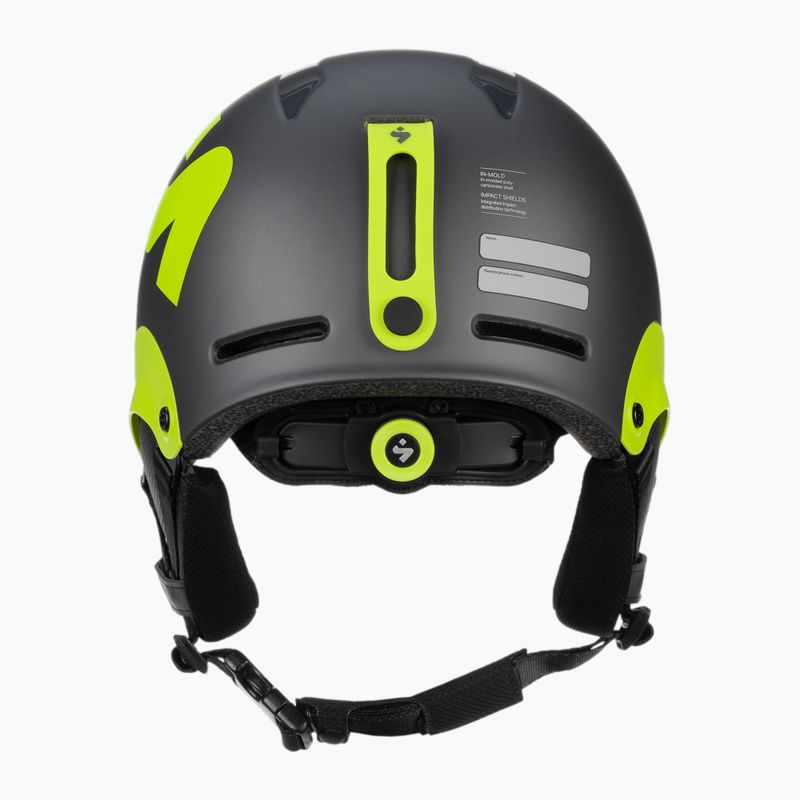 Casco da sci Sweet Protection Blaster II grigio ardesia/fluo per bambini 3