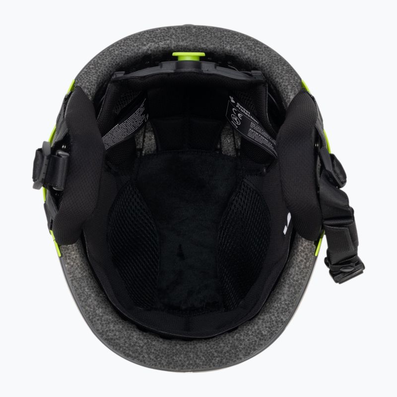 Casco da sci Sweet Protection Blaster II grigio ardesia/fluo per bambini 5