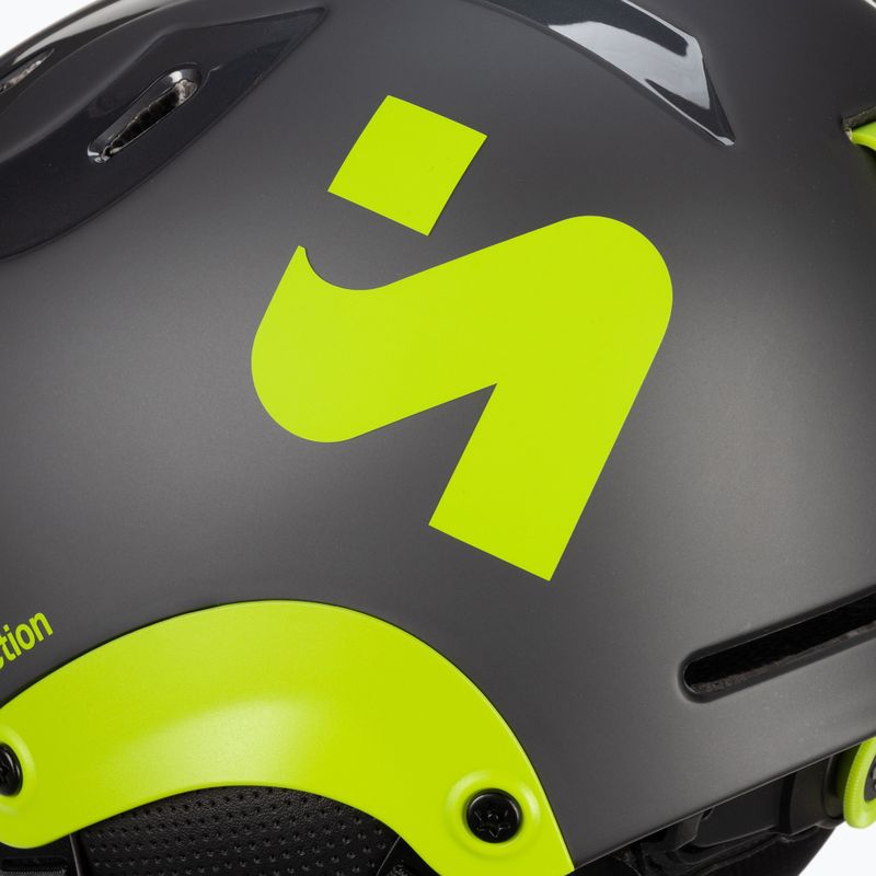 Casco da sci Sweet Protection Blaster II grigio ardesia/fluo per bambini 8