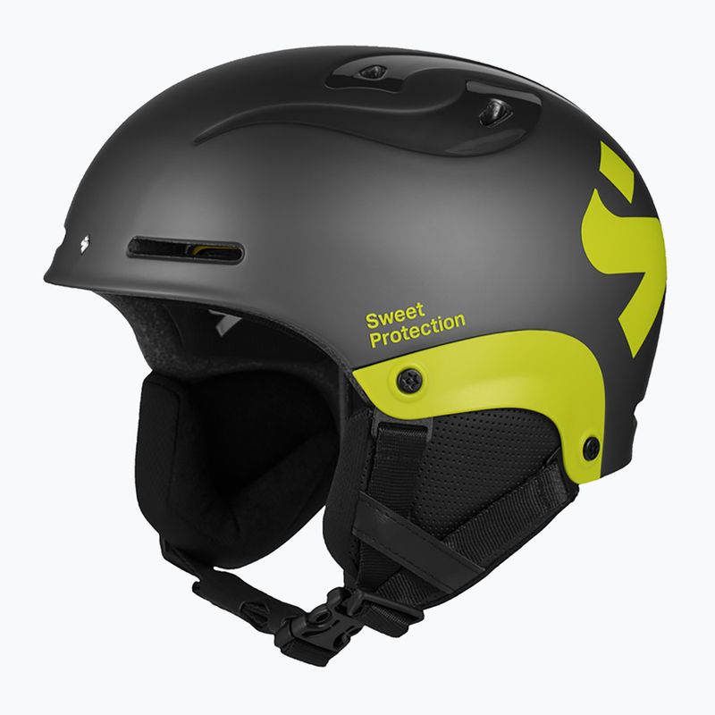Casco da sci Sweet Protection Blaster II grigio ardesia/fluo per bambini 11
