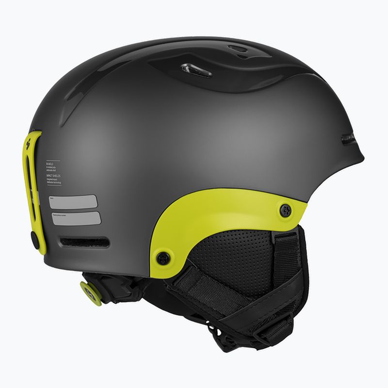Casco da sci Sweet Protection Blaster II grigio ardesia/fluo per bambini 13