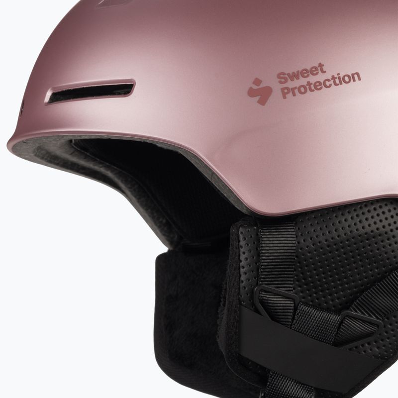 Casco da sci Sweet Protection Winder oro rosa metallizzato 6