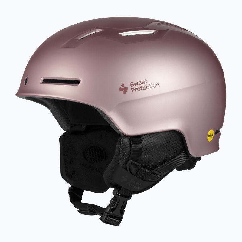 Casco da sci Sweet Protection Winder MIPS oro rosa metallizzato 7