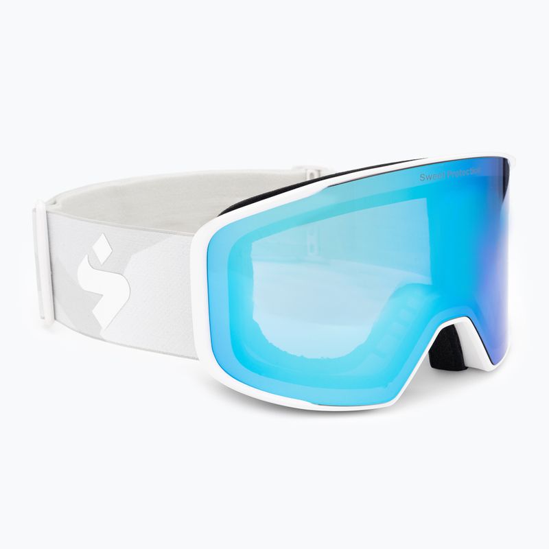 Occhiali da sci Sweet Protection Boondock RIG Reflect acquamarina/bianco satinato/bronco peaks