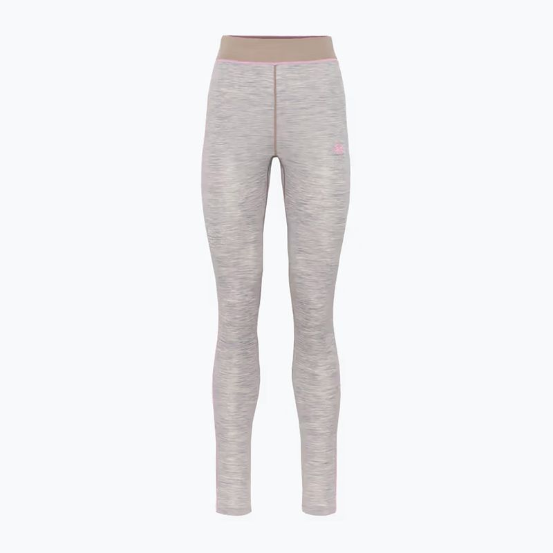 Completo di biancheria termica da donna KARI TRAA Kaia light grey melange 3