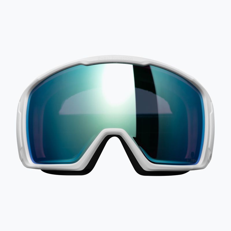 Maschera da sci Sweet Protection Clockwork MAX RIG Reflect TE  rig aquamarine/satin white/henrik 5 2