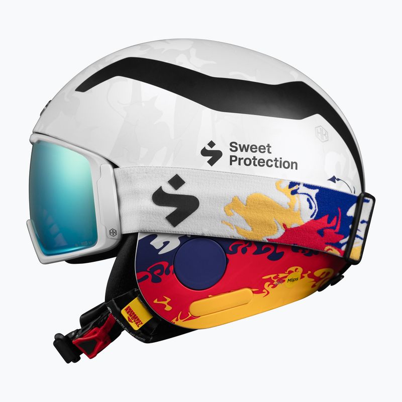 Maschera da sci Sweet Protection Clockwork MAX RIG Reflect TE  rig aquamarine/satin white/henrik 5 4