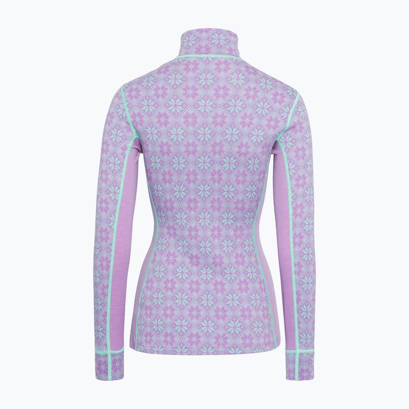 Felpa termica donna KARI TRAA Rose Half Zip lily 7