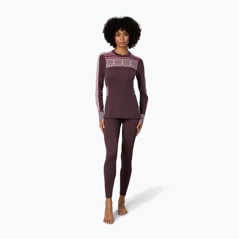 Pantaloni termici da donna KARI TRAA Ines cocoa powder 2