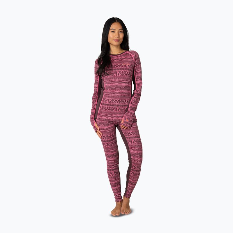 Pantaloni termici da donna KARI TRAA Tale cocoa powder 2