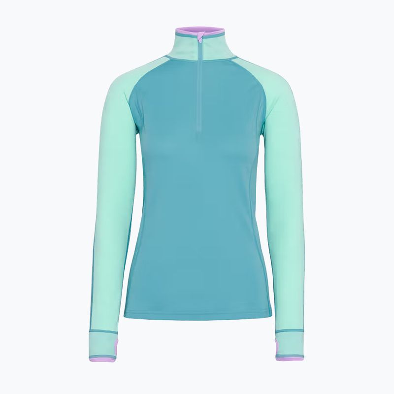 Felpa termica donna KARI TRAA Mila Half Zip blue lagoon 6