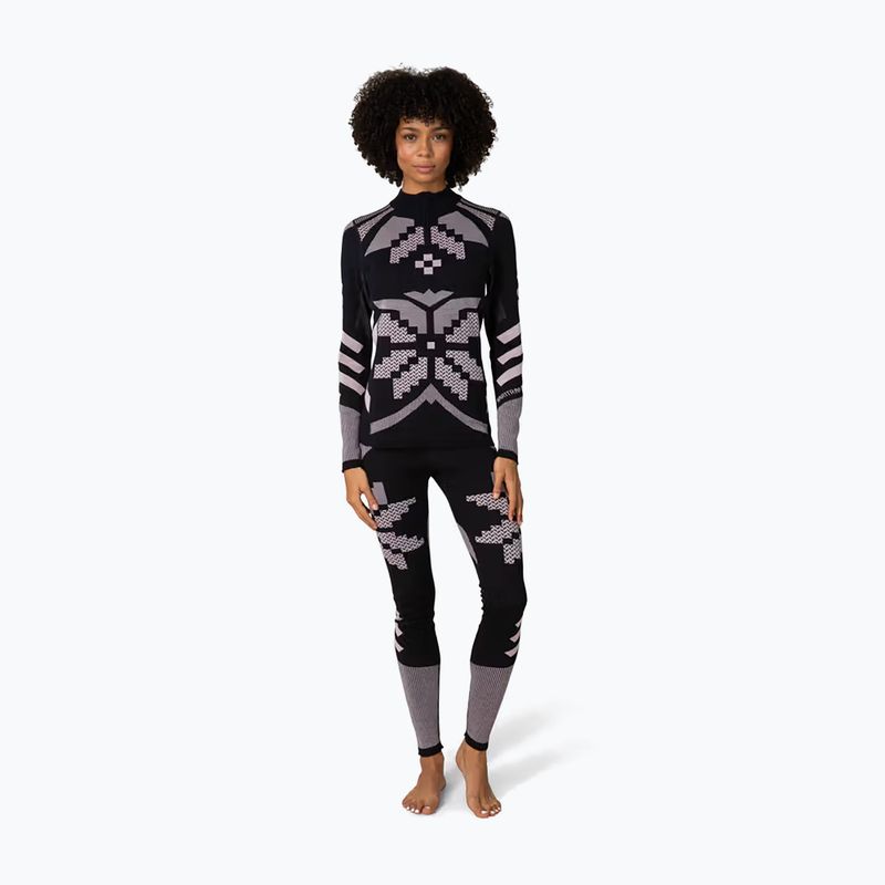 Felpa termica donna KARI TRAA Faith Half Zip black 2