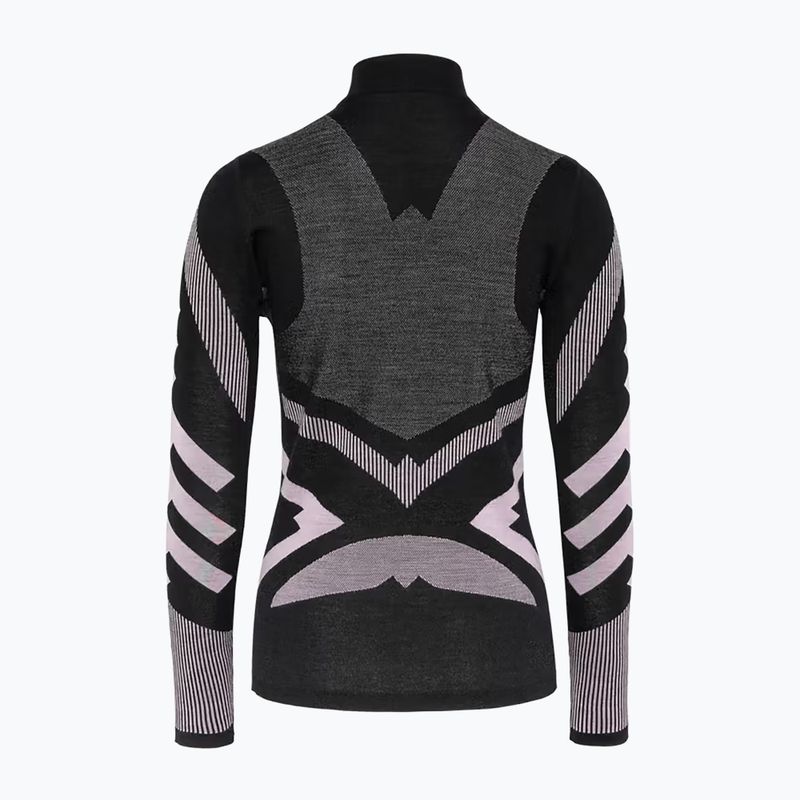 Felpa termica donna KARI TRAA Faith Half Zip black 5