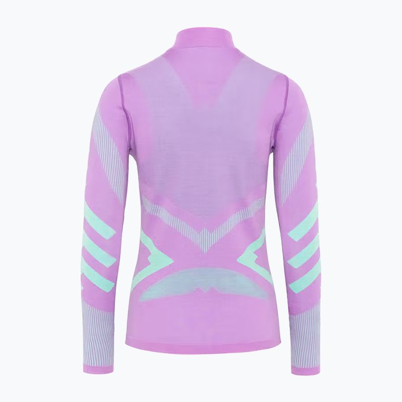 Felpa termica donna KARI TRAA Faith Half Zip violet 5