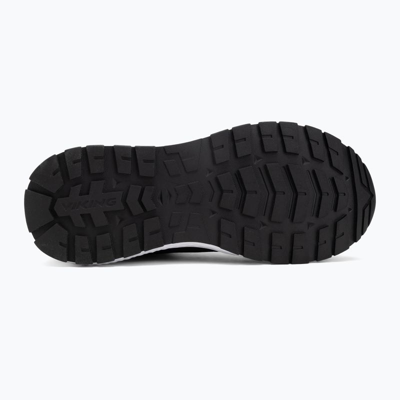 Viking Footwear Equip Warm Waterproof 1V stivali da neve per bambini nero/grigio 4