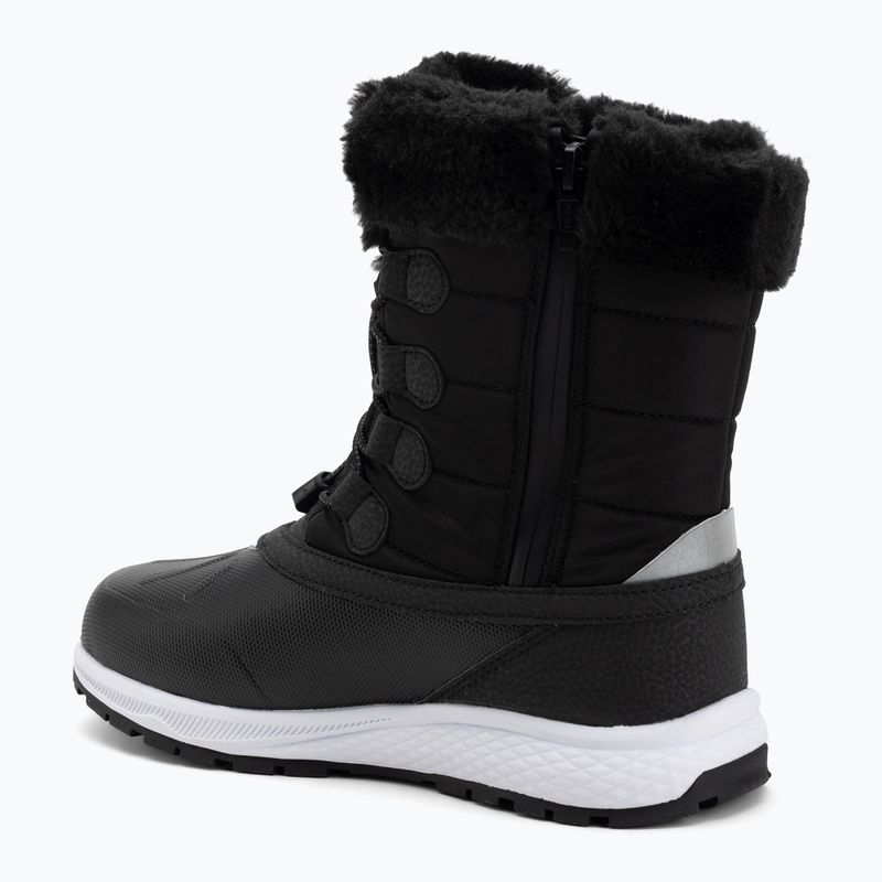 Viking Footwear Equip Warm Waterproof Zip nero/granito stivali da neve per bambini 3