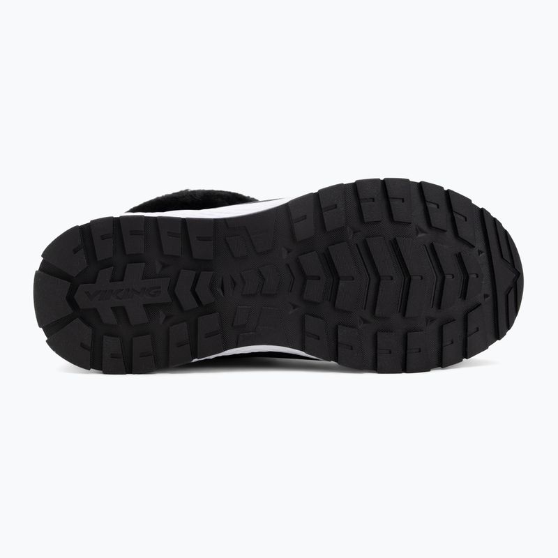 Viking Footwear Equip Warm Waterproof Zip nero/granito stivali da neve per bambini 4