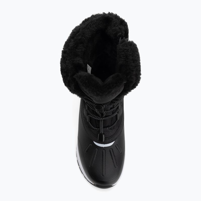 Viking Footwear Equip Warm Waterproof Zip nero/granito stivali da neve per bambini 5