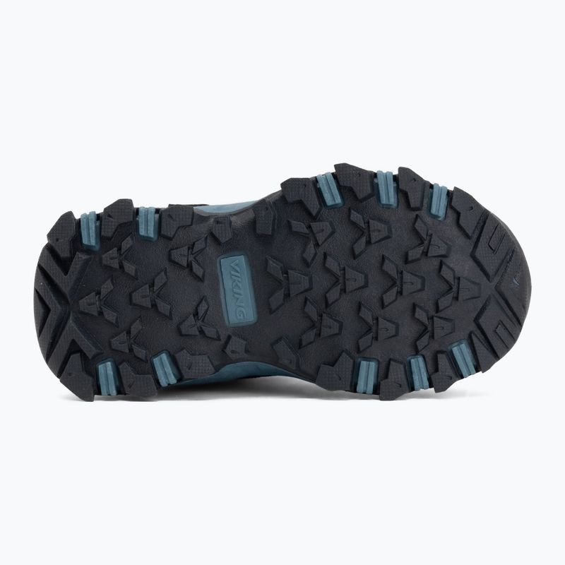 Scarpe per bambini Viking Track Mid 2V Waterproof navy/demin 4