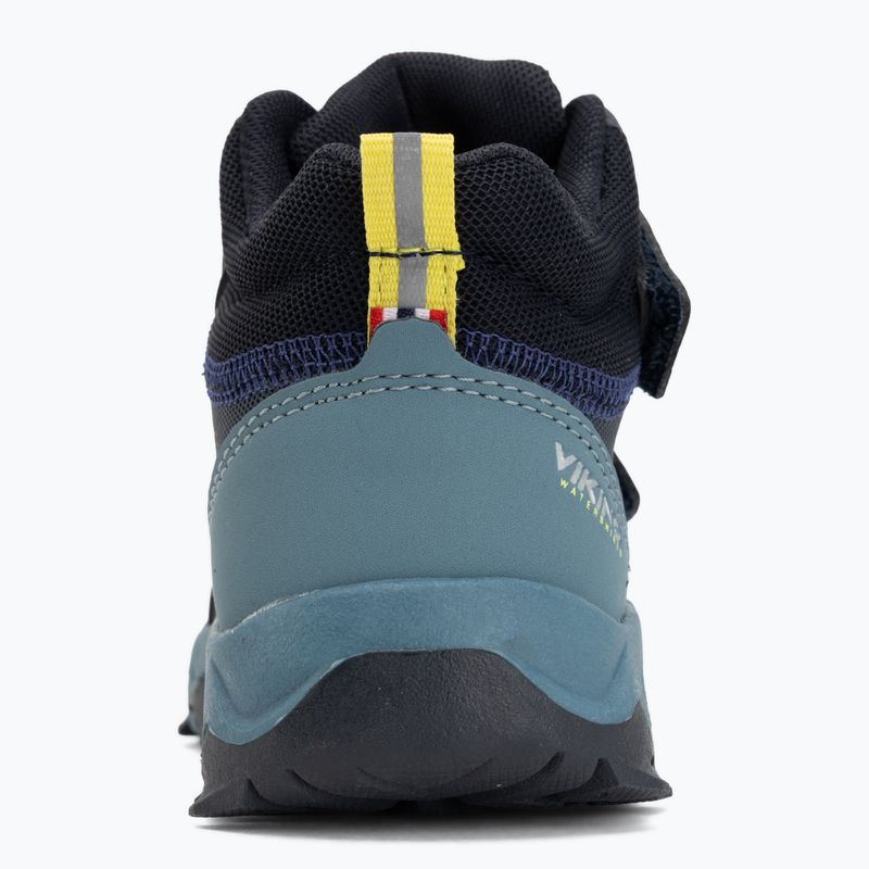 Scarpe per bambini Viking Track Mid 2V Waterproof navy/demin 6