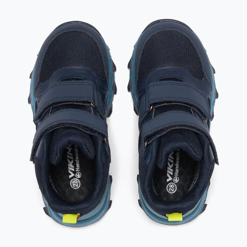 Scarpe per bambini Viking Track Mid 2V Waterproof navy/demin 5