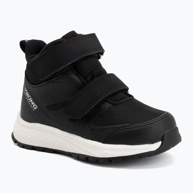 Scarpe per bambini Viking Footwear Equip Mid 2V Impermeabili nere