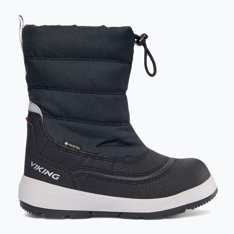 Viking Toasty Pull-On Warm GTX stivali da neve per bambini nero 9