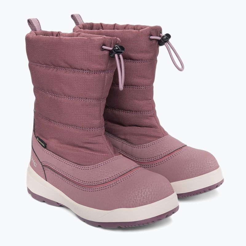 Viking Toasty Pull-On Warm GTX stivali da neve per bambini antiquerose 8