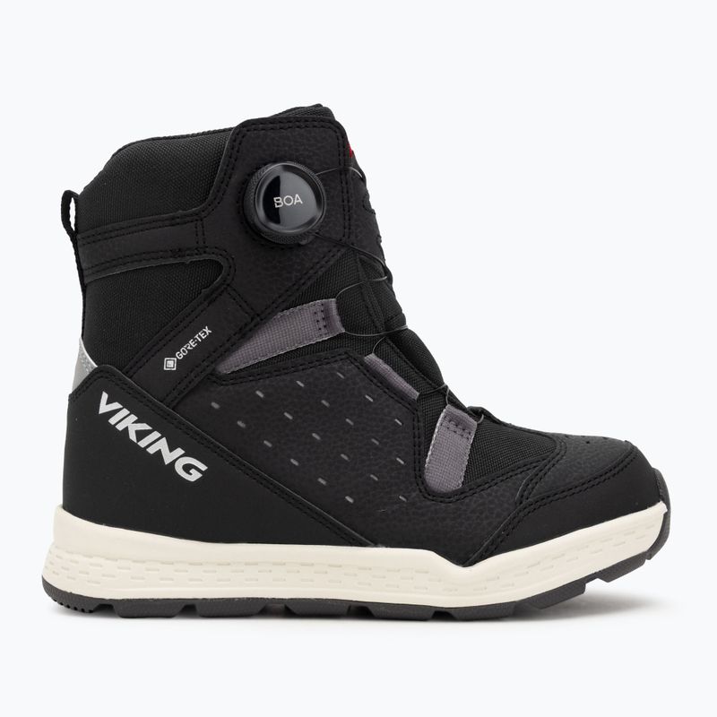 Viking Footwear Espo Reflex Warm GTX BOA stivali da neve per bambini nero/nero 2