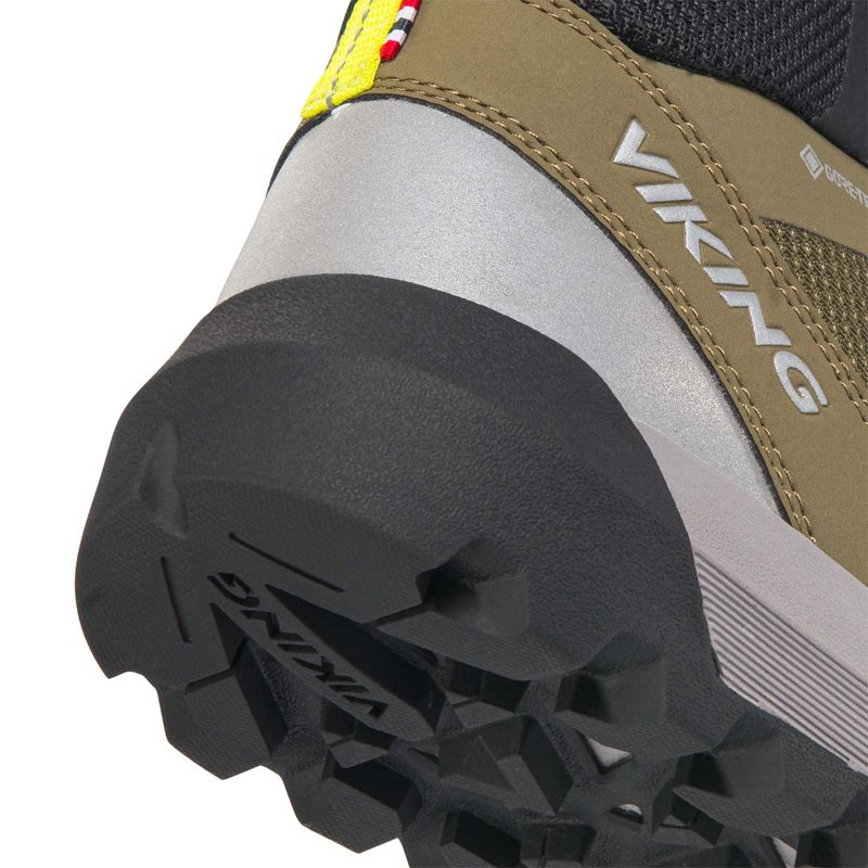 Scarponi da neve Viking Footwear Expower Warm GTX BOA kaki per bambino 12