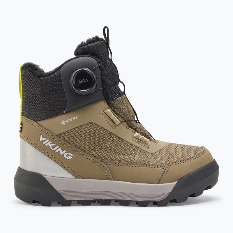 Scarponi da neve Viking Footwear Expower Warm GTX BOA kaki per bambino 2
